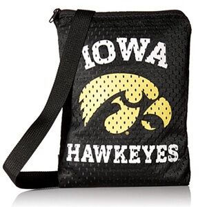NCAA Iowa Hawkeyes Mesh Crossbody Pouch